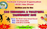 Abu Dhabi: KCO to organise Throwball and Volleyball Tournament on January 16
